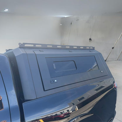 Alloy Pick-Up Canopy with Sliding Windows