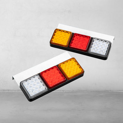 Standard pair of LED lights with brackets