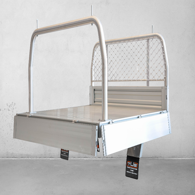 1900 wide standard rear ladder rack - Anodized