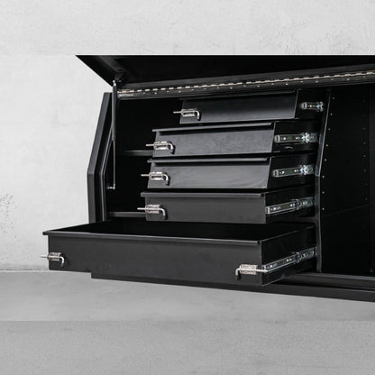 1400 Side Opening Tool box with drawers - Black