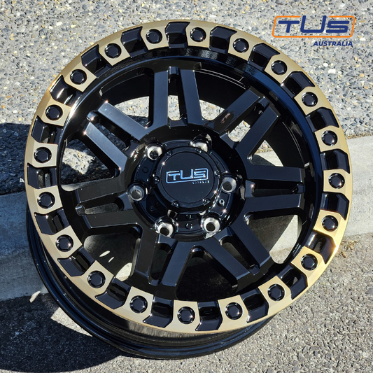 TUS Trax - Black with Bronze Highlights