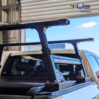 Easy install ladder rack for mid sized pick-ups (Ranger, Hilux, etc)