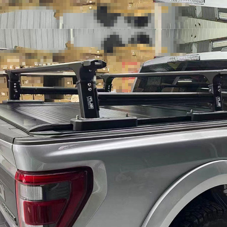 Easy install ladder rack for large size pick-ups (RAM, F150, Chev)